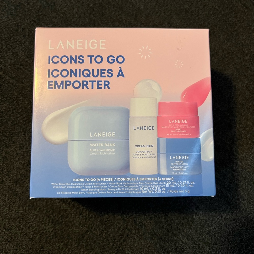 LANEIGE Icons To Go Skincare Set
